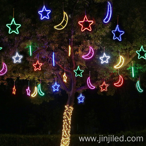 Outdoor Waterproof Hanging Tree Colored Lights